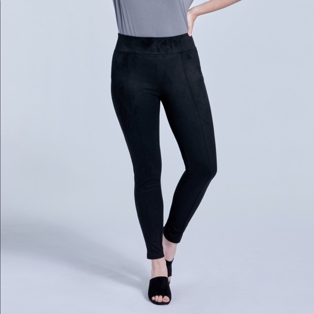 Seven 7 Jeans Faux Suede Pull On Leggings